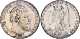 Württemberg: Karl 1864-1891: Taler 1871 (Siegestaler), auf den Sieg über Frankreich, AKS 132, Jaeger 86, Kratzer, sehr schön+.
 [differenzbesteuert]...