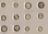 Bayern: Ludwig III. 1913-1918: Typensammlung-Doppelpack mit 2 Mark, 3 Mark und 5 Mark 1914 D, Jaeger 51, 52, 53 je 2x. Überwiegend vorzüglich. Lot 6 M...