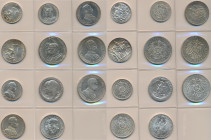 Preußen: Münzblatt mit Gedenkmünzen zu 2, 3 und 5 Mark aus Preußen. Jaeger 105 - 114. Total 11 Münzen.
 [differenzbesteuert]