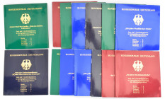 Bundesrepublik Deutschland 1948-2001: Sammlung 10 DM Gedenkmünzen ab Westfälischer Friede (J. 467) bis 50 Jahre Bundesverfassungsgericht (J. 480) in d...
