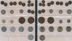 Deutsch-Ostafrika: Wilhelm II. 1888-1918: Sammlung mit ½ Heller (J. 715, 3x), 1 Heller (J. 716, 8x), 5 Heller ”groß” (J. 717, 2x), 5 Heller ”Loch” (J....