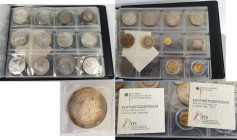 Deutschland: Album mit diversen Münzen, überwiegend BRD, dabei 5 und 10 DM, 5€ - 25€, sogar 2 x 20€ der Serie Heimische Vögel und 1/10 Krügerrand.
 [...