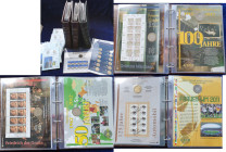 Numisbriefe, Numisblätter: Drei Alben mit Numisblättern 2010 - 2015, wie von der Post verausgabt. Dabei auch noch weiteres Zusatzmaterial.
 [differen...