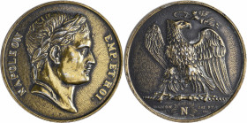 Medaillen alle Welt: Frankreich, Napoleon I. 1804-1814: GALVANO - Medaille 1807, Stempel Andrieu und Jaley, auf seine Siege im Jahr 1807, Slg. Julius ...