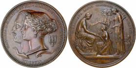 Medaillen alle Welt: Großbritannien, Victoria 1837-1901: Bronzemedaille 1851 (W. Wyon) Preismedaille der Weltausstellung in London. Mit Randgravur: ”P...