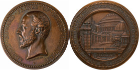 Medaillen alle Welt: Großbritannien, Victoria 1837-1901: Bronzemedaille 1874, von Morgan (nach Boehm und Gamble), der Internationalen Ausstellung für ...