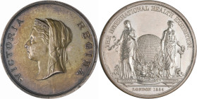 Medaillen alle Welt: Großbritannien, Victoria 1837-1901: Silbermedaille 1884, von Wyon & J. Pinches, auf die Gesundheits- und Hygiene-Ausstellung, BHM...