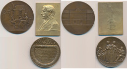 Medaillen alle Welt: Österreich Kaiserreich, Franz Joseph I. 1848-1916: Lot 3 Medaillen, Bronzemedaille 1915 von Gurschner, Spendenmedaille des Schwar...