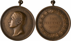 Orden & Ehrenzeichen: Sachsen-Weimar 1914: Verdienst-Medaille mit Portrait Großherzogs Wilhelm Ernst, Bronze. OEK 2412.
 [differenzbesteuert]