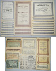 Niederlande: eine Schachtel mit über 120 diversen Aktien / Stock certificate / Bewiis van Aandeel / Loterij Geldeening ab ca 1871 über 1914 bis zum Ja...