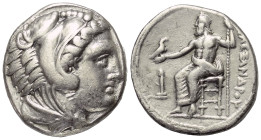 Königreich Makedonien. Alexander III. der Große (336 - 323 v. Chr.).

 Tetradrachme (Silber). Ca. 336 - 323 v. Chr. 'Amphipolis'.
Vs: Kopf des juge...