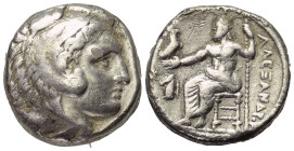 Königreich Makedonien. Alexander III. der Große (336 - 323 v. Chr.).

 Tetradrachme (Silber). Ca. 336 - 323 v. Chr. 'Amphipolis'.
Vs: Kopf des juge...