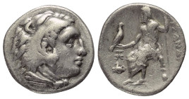 Königreich Makedonien. Alexander III. der Große (336 - 323 v. Chr.).

 Drachme (Silber). Ca. 328 - 323 v. Chr. Abydos (?).
Vs: Kopf des jugendliche...