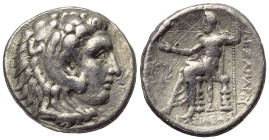 Königreich Makedonien. Alexander III. der Große (336 - 323 v. Chr.).

 Tetradrachme (Silber). Ca. 325 - 320 v. Chr. Side.
Vs: Kopf des jugendlichen...