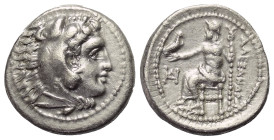 Königreich Makedonien. Alexander III. der Große (336 - 323 v. Chr.).

 Drachme (Silber). Ca. 325 - 323 v. Chr. Milet.
Vs: Kopf des jugendlichen Her...