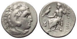 Königreich Makedonien. Alexander III. der Große (336 - 323 v. Chr.).

 Drachme (Silber). Ca. 323 - 317 v. Chr. Abydos.
Vs: Kopf des jugendlichen He...