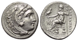 Königreich Makedonien. Alexander III. der Große (336 - 323 v. Chr.).

 Drachme (Silber). Ca. 323 - 319 v. Chr. Milet.
Vs: Kopf des jugendlichen Her...