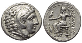 Königreich Makedonien. Alexander III. der Große (336 - 323 v. Chr.).

 Tetradrachme (Silber). Ca. 320 - 317 v. Chr. 'Amphipolis'.
Vs: Kopf des juge...