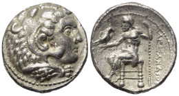 Königreich Makedonien. Alexander III. der Große (336 - 323 v. Chr.).

 Tetradrachme (Silber). Ca. 311 / 310 v. Chr. (?). Tyros.
Vs: Kopf des jugend...