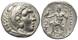 Königreich Makedonien. Alexander III. der Große (336 - 323 v. Chr.).

 Tetradrachme (Silber). Ca. 307 - 297 v. Chr. Amphipolis.
Vs: Kopf des jugend...