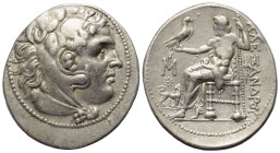 Königreich Makedonien. Alexander III. der Große (336 - 323 v. Chr.).

 Tetradrachme (Silber). Ca. 295 - 275 v. Chr. Milet.
Vs: Kopf des jugendliche...