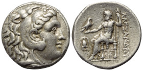 Königreich Makedonien. Alexander III. der Große (336 - 323 v. Chr.).

 Tetradrachme (Silber). Ca. 275 - 270 v. Chr. Pella ?.
Vs: Kopf des jugendlic...