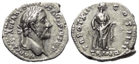Antoninus Pius (138 - 161 n. Chr.).

 Denar (Silber). 150 - 151 n. Chr. Rom.
Vs: IMP CAES T AEL HADR ANTONINVS AVG PIVS P P. Kopf mit Lorbeerkranz ...