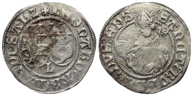 Salzburg - Erzbistum. Leonhard von Keutschach (1495 - 1519).

 Batzen (Silber). 1500.
Vs: Stiftswappen und Familienwappen, darüber Jahreszahl, daru...
