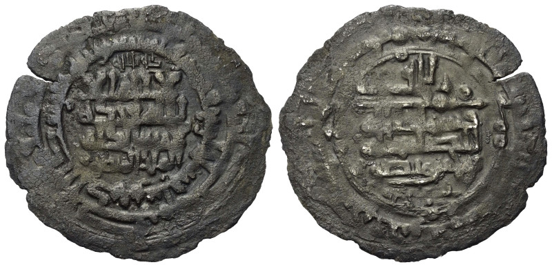 Samaniden. Nuh III. bin Mansur (365 - 387 H. / 976 - 997).

 Dirham (Billon). ...