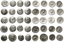 Griechische Münzen - Lots.


Alexander III. / Philippos III. (Königreich Makedonien).

Lot (20 Stück, Silber): Tetradrachmen; 4. - 3. Jhdt. v. Ch...