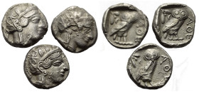 Griechische Münzen - Lots.


Athen (Attika).

Lot (3 Stück, Silber): Tetradrachmen; 5. Jhdt. v. Chr.

Sehr schön - fast sehr schön.

Verkauft...