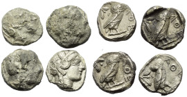 Griechische Münzen - Lots.


Athen (Attika).

Lot (4 Stück, Silber): Tetradrachmen; 5. Jhdt. v. Chr.

Sehr schön - fast sehr schön.

Verkauft...
