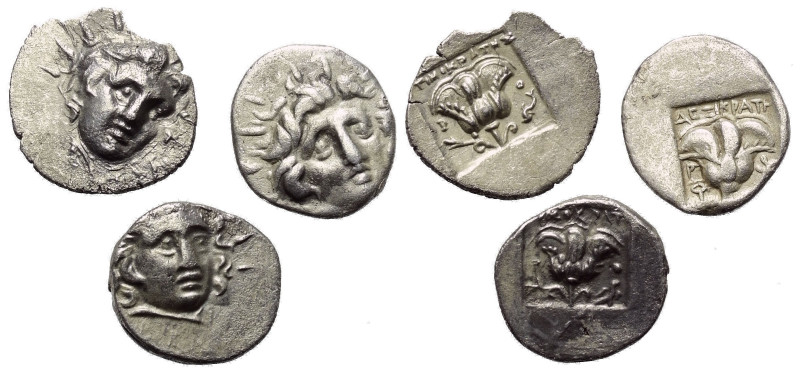 Griechische Münzen - Lots.


Rhodos (Inseln vor Karien).

Lot (3 Stück, Sil...