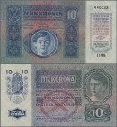 Austria: 10 Kronen 2.1.1915, P. 19, UNC
 [differenzbesteuert]