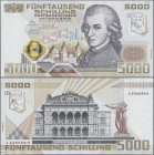 Austria: 5000 Schilling 4.1.1988, P. 153, UNC
 [differenzbesteuert]