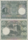 Ceylon: 100 Rupees 24.6.1945, P. 38 a, stapleholes, VF
 [differenzbesteuert]