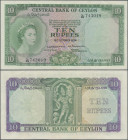 Ceylon: 10 Rupees 16.10.1954, P. 55, AU
 [differenzbesteuert]