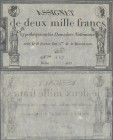France: 2000 Francs 7.1.1795, P. A81, AU
 [differenzbesteuert]
