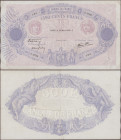 France: 500 Francs 24.3.1938, P. 88c, small needleholes, VF
 [differenzbesteuert]