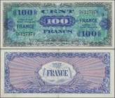 France: 100 Francs 1944, series 9, P. 123 d, Good VF
 [differenzbesteuert]