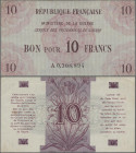 France: POW II. WW, 10 Francs ND, Campb. 7012a, Good VF
 [differenzbesteuert]