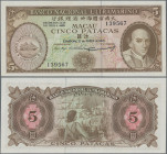 Macau: 5 Patacas 21.3.1968, P. 49 a, UNC
 [differenzbesteuert]