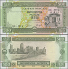 Macau: 500 Patacas 3.9.1990, P. 69 a, UNC
 [differenzbesteuert]