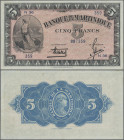 Martinique: 5 Francs ND (1942), P. 16 b, XF
 [differenzbesteuert]