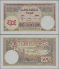 Morocco: Banque d'État du Maroc, 500 Francs 10th November 1948, P.15b, almost perfect condition, just a tiny dent upper end lower right, Condition: aU...