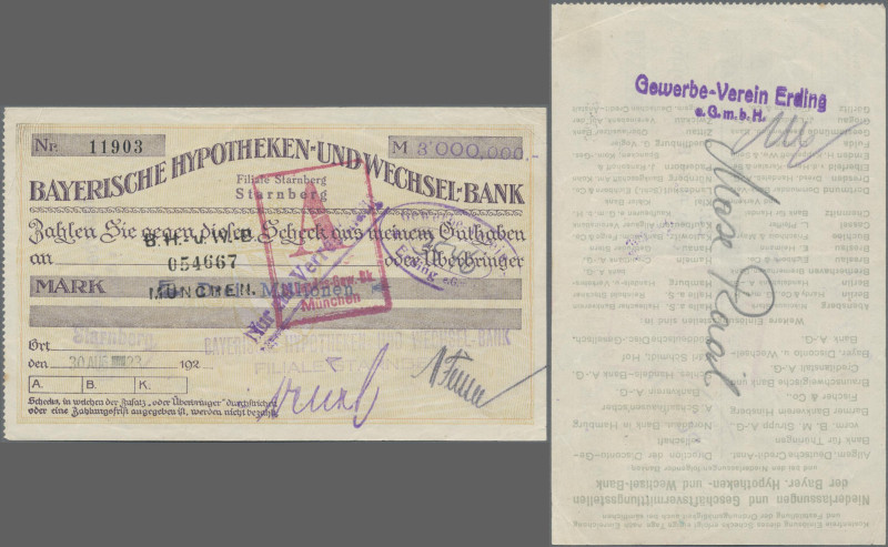 Deutschland - Notgeld - Bayern: Starnberg, Bayerische Hypotheken- und Wechselban...
