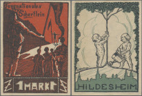 Deutschland - Notgeld - Niedersachsen: Hildesheim, Jungnationales Scherflein, 1 Mark, o. D., Spendenschein, Erh. II
 [differenzbesteuert]