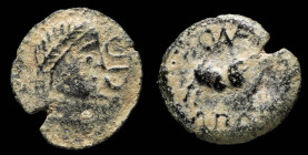 Castulo, Cazlona (Jaen), Ae Quadrant, 17 mm / 1,58 gr.