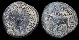 Clunia, Coruña del Conde (Burgos) Tiberius Ae As - 28 mm / 10,35 gr.