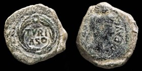 Turiaso, Tarazona (Zaragoza)Tiberius Ae Quadrans, 18 mm / 4.62 gr.